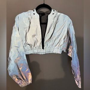 Reflective Streetstyle Cropped Jacket